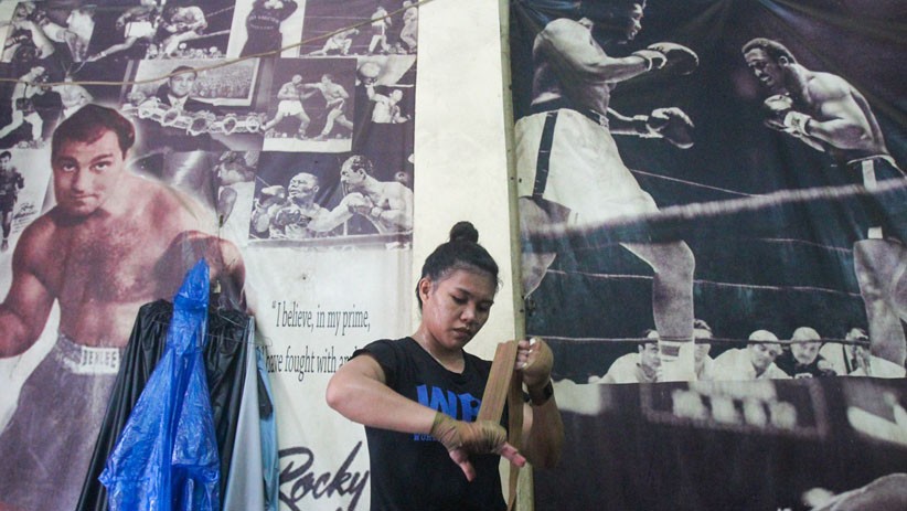 Semangat Petinju Perempuan Kelahiran Manado Berlatih di Tengah Pandemi - Bagian 4