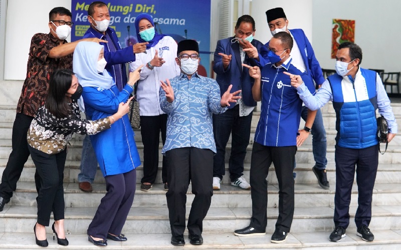 Ridwan Kamil-Sekjen PAN Bertemu di Gedung Pakuan, Bahas Politik 2024