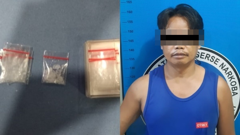 Simpan Sabu, Pria di Lampung Tengah Ditangkap Polisi di Depan Rumah