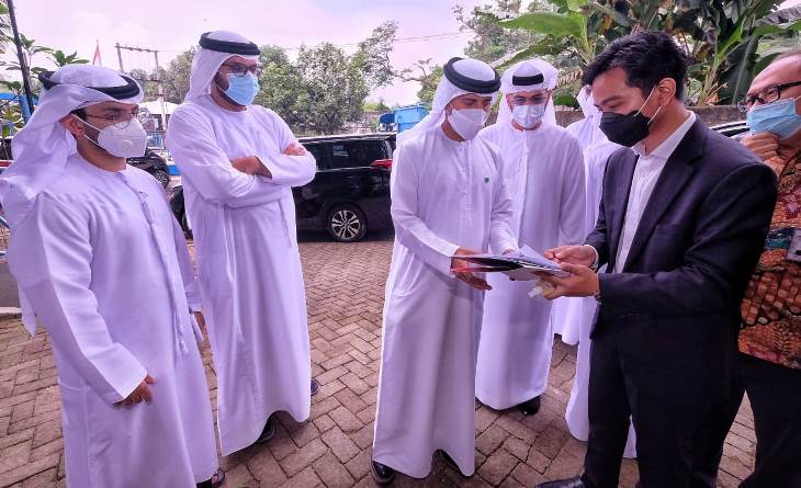 Gibran dan Utusan UEA Giliran Tinjau Lahan untuk Islamic Center di Solo 