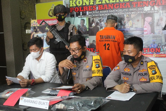 Ingin Lindungi Anaknya, Pria di Bangka Tengah Bacok Menantu hingga Tewas
