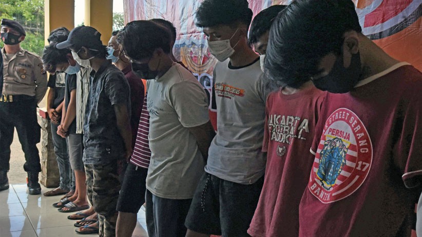 10 Orang Kawanan Geng Motor All Star Ditangkap, Gergaji Ukuran Besar Disita - Bagian 3