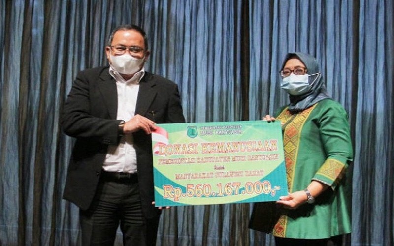 ASN dan Warga Muba Bantu Korban Gempa Sulbar