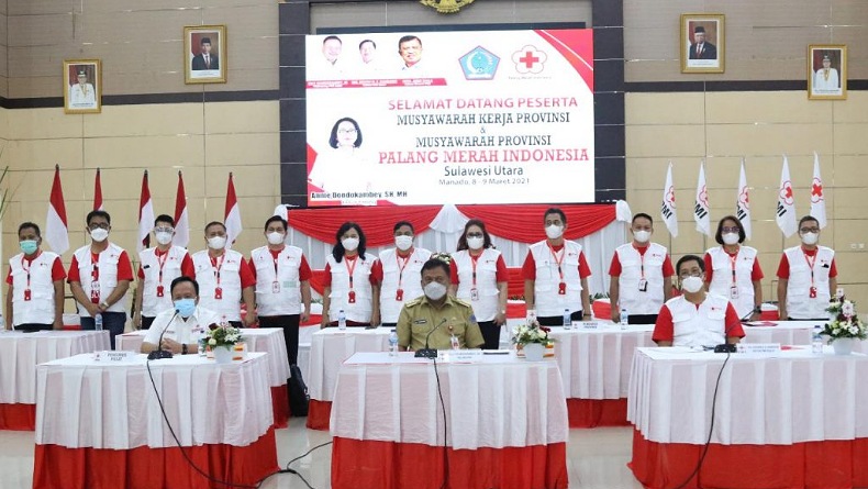 Gubernur Olly Apresiasi Peran Kemanusiaan PMI Sulut