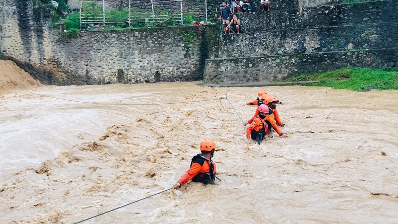 Bocah Terseret Arus Sungai Sasak di Lebak Banten Ditemukan Meninggal