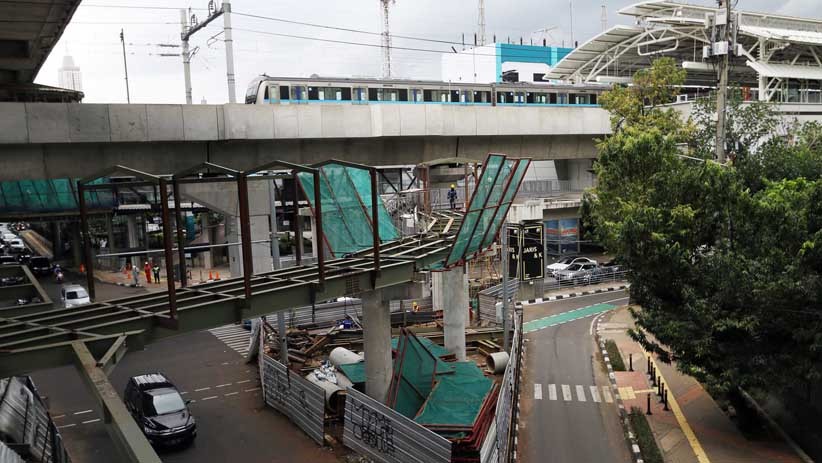 Progres Pembangunan Skybridge CSW, Ditargetkan Selesai 1 Mei 2021 - Bagian 1