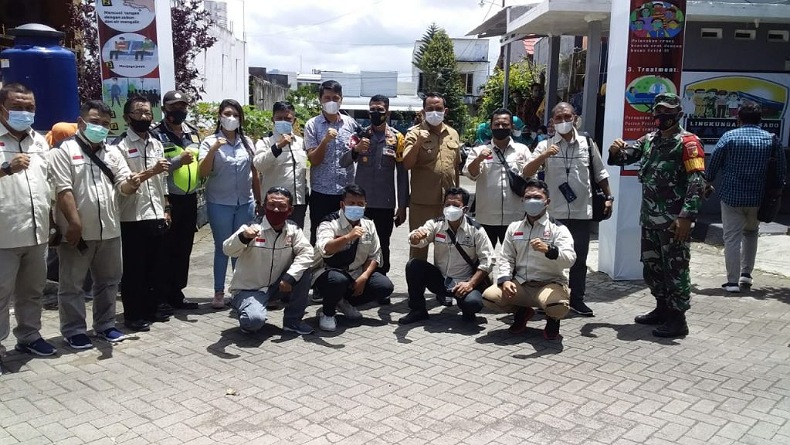 Gorontalo Studi Banding ke Posko Lingkungan Manado Tangguh yang Sukses Tekan Covid-19