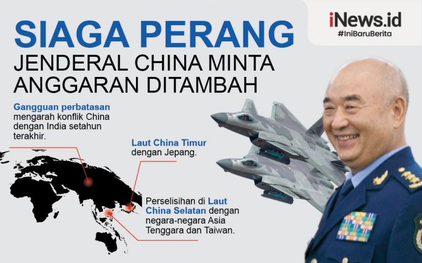 Jenderal China Minta Anggaran Militer Ditambah Untuk Bersiap Perang Dengan As Bagian 1