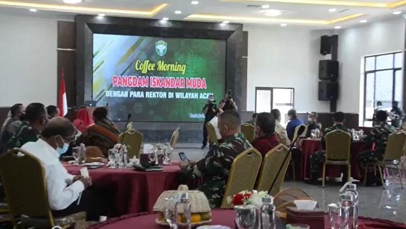 Tingkatkan Pendidikan di Aceh, Pangdam Iskandar Muda Ajak Para Rektor Diskusi 
