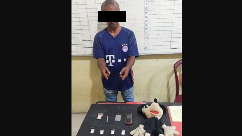 Simpan Sabu dalam Boneka Mickey Mouse, Pengedar Narkoba di Karo Ditangkap
