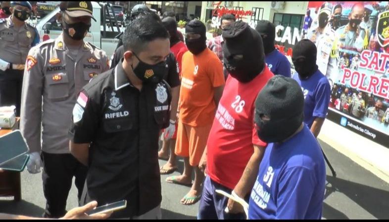 Asyik Berjudi,  2 PNS asal Ciamis dan Tasikmalaya Ini Ditangkap Polres Cilacap