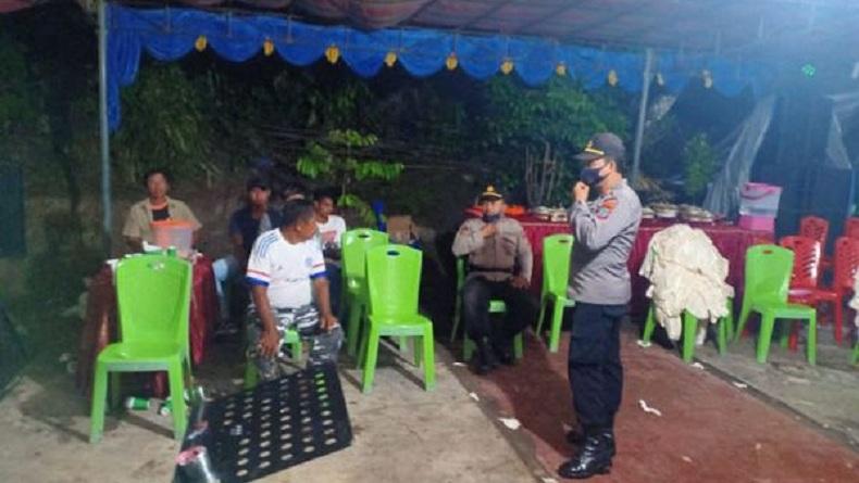 Aksi Humanis Polisi Bubarkan Pesta Pernikahan di Lembeh Selatan, Warga Pun Tertib