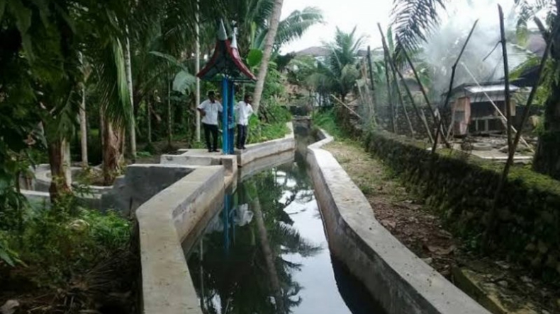 Pemkab Agam Gelontorkan Rp11,47 Miliar untuk Rehab 6.846 Meter Jaringan Irigasi