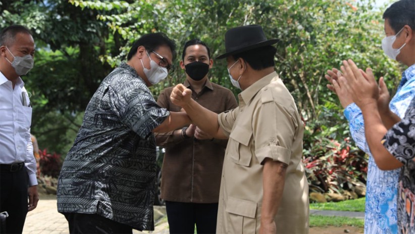Foto-Foto Pertemuan Airlangga dan Prabowo di Hambalang, Bahas Olimpiade hingga Food Estate - Bagian 5