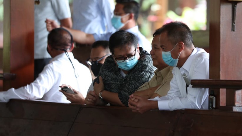 Foto-Foto Pertemuan Airlangga dan Prabowo di Hambalang, Bahas Olimpiade hingga Food Estate - Bagian 7