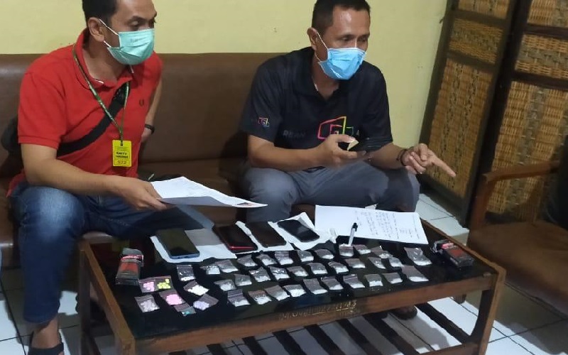 Penyelundupan 31 Paket Sabu ke Rutan Kebonwaru Bandung Gagal, Pelaku Ditangkap