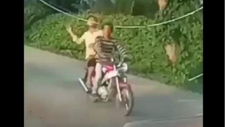 Viral 2 Preman Lempar Batu ke Kaca Truk di Jalinsum Asahan, Diduga Tak Diberi Uang