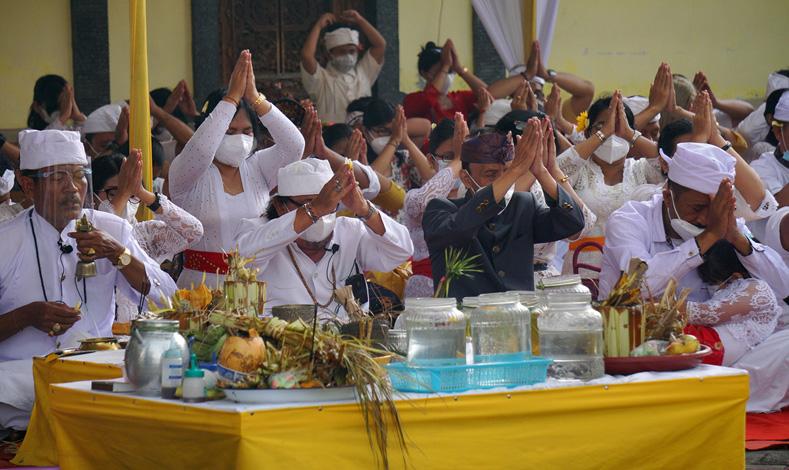 Nyepi, Umat Hindu Semarang Doakan Pandemi Covid-19 Segera Sirna