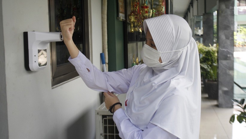 170 Sekolah Kabupaten Bogor Uji Coba Belajar Tatap Muka, Begini Suasananya - Bagian 3