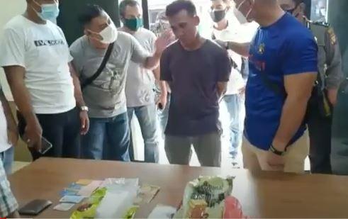 3 Kurir Narkoba Hendak Selundupkan Sabu 1,1 Kg ke Lapas Pontianak Ditangkap