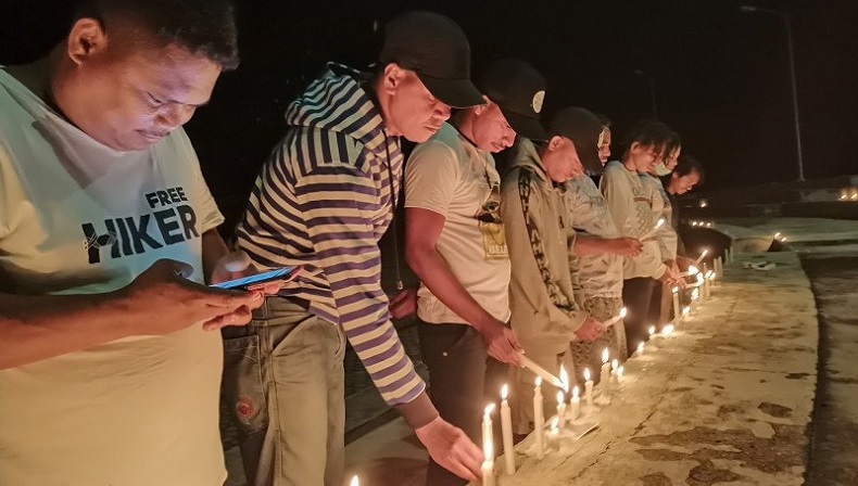 Masyarakat Kepulauan Tanimbar Gelar Aksi 1000 Lilin untuk Hak Partisipasi Blok Masela