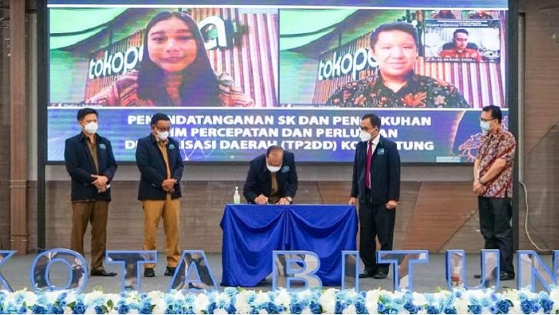 BI Sulut Kukuhkan Tim Percepatan dan Perluasan Digitalisasi Daerah Kota Bitung