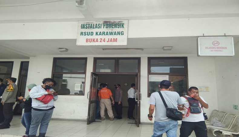 Diduga Dibunuh, Jasad Wanita Muda dengan Bekas Cekikan Telentang di Buher Karawang