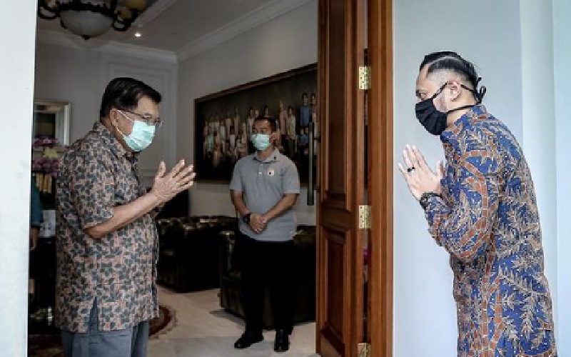 Kisruh Partai Demokrat, AHY Kunjungi JK