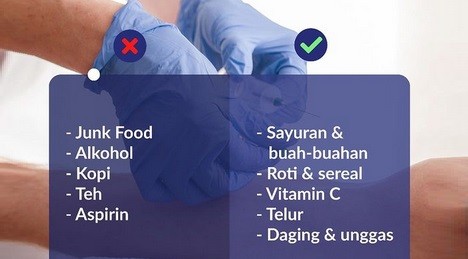 Makanan dan Minuman yang Harus Dihindari Sebelum Donor Darah