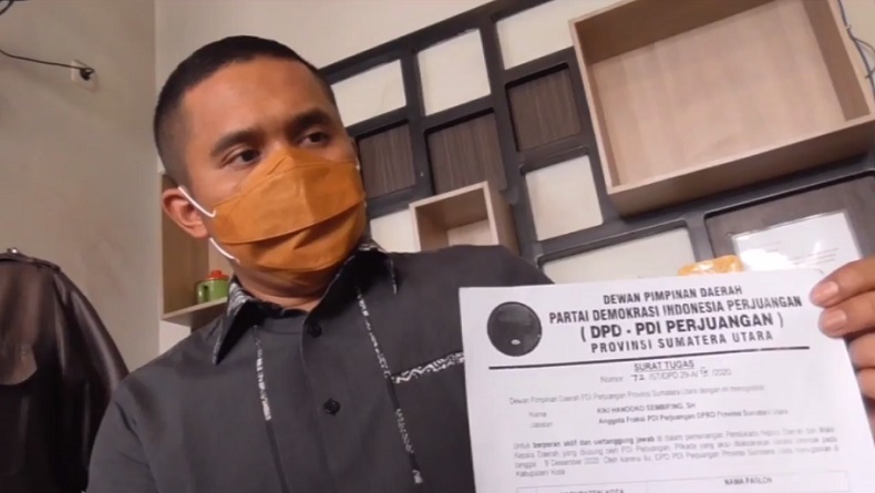 Dipecat PDI Perjuangan dari DPRD Sumut, Kiki Handoko Gugat ke PN Medan
