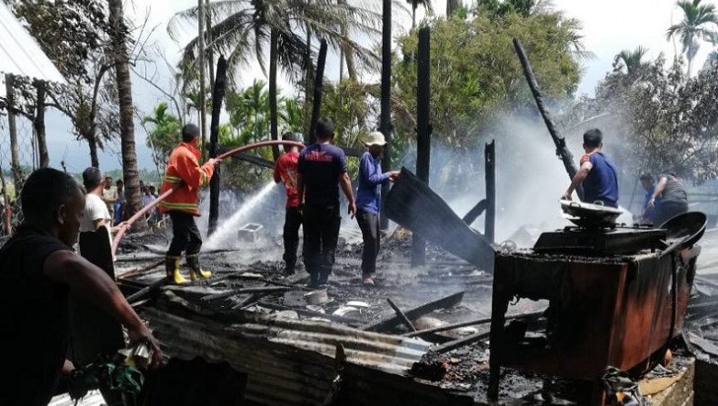 Rumah Kayu di Pidie Ludes Dilahap Si Jago Merah, Api Diduga dari Pembakaran Sampah