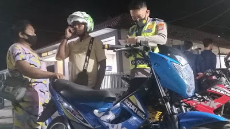 Satlantas Polres Bitung Tilang 58 Pelanggar Lalu Lintas