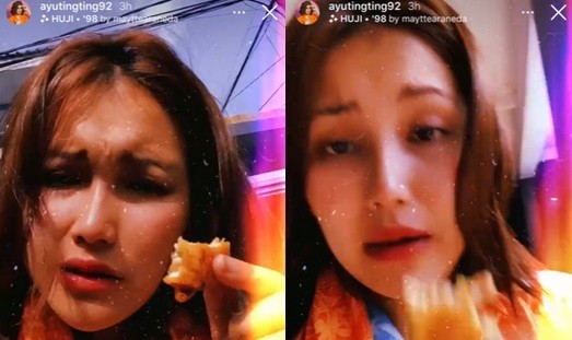 Ayu Ting Ting pamer ngaku baru pertama makan tempe