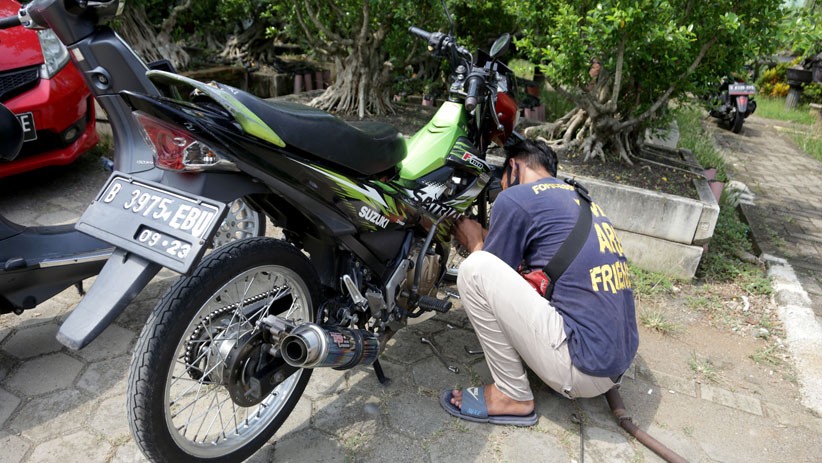 Puluhan Motor Knalpot Bising Kena Razia di Depok - Bagian 4