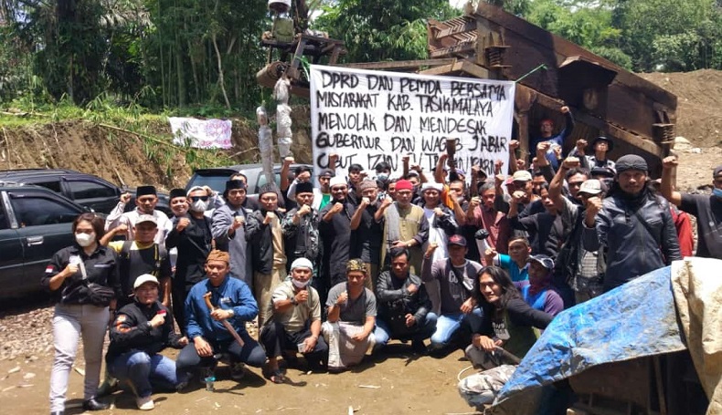 Tolak Tambang di Galunggung Tasikmalaya, LAK Galuh Pakuan Dukung Masyarakat Adat