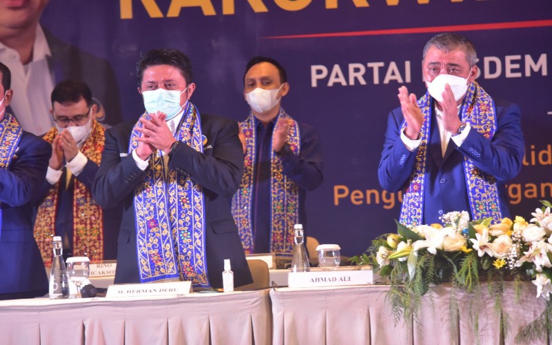 Herman Deru Bawa Pelabuhan Tanjung Carat dalam Rakorwil Nasdem Sumsel 2021 