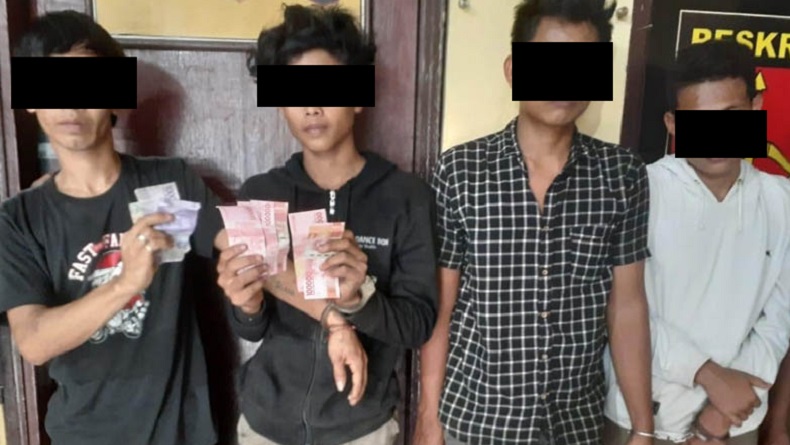 4 dari 5 Komplotan Curanmor di Deliserdang Ditangkap 