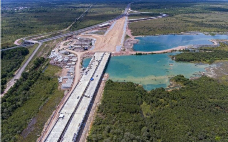 Jalan Tol Bengkulu - Sumsel Seksi I Hampir Selesai