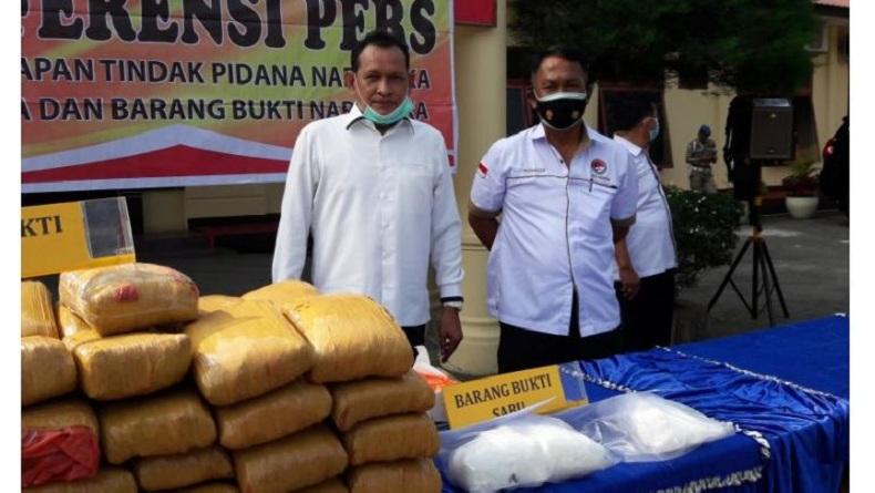 Polisi Tangkap 4 Pengedar Sabu di Langkat, Sita 3.000 Gram Sabu