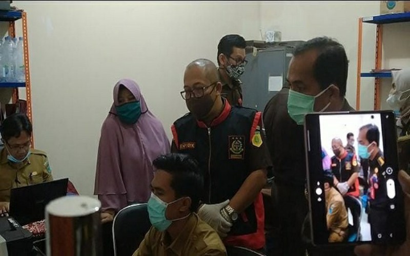 Kantor Digeledah Kejati, Kepala BPKAD Ogan Ilir Diam dan Kabur
