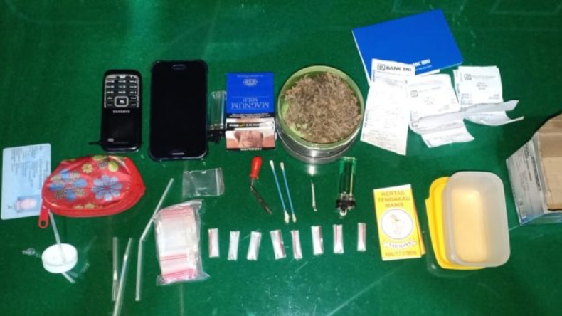 Simpan Sabu dan Ganja, Pria di Solok Kaget Dijemput Polisi