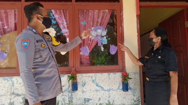 SD Negeri Pateten 3 di Bitung Dirusak Orang Tak Dikenal, Polisi Buru Pelaku 
