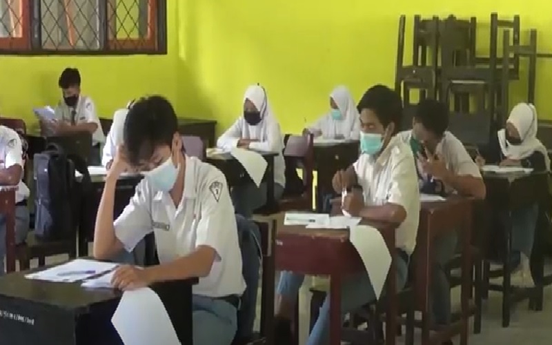 Ujian Sekolah di SMAN 1 Kediri Lombok Barat Digelar Tatap Muka