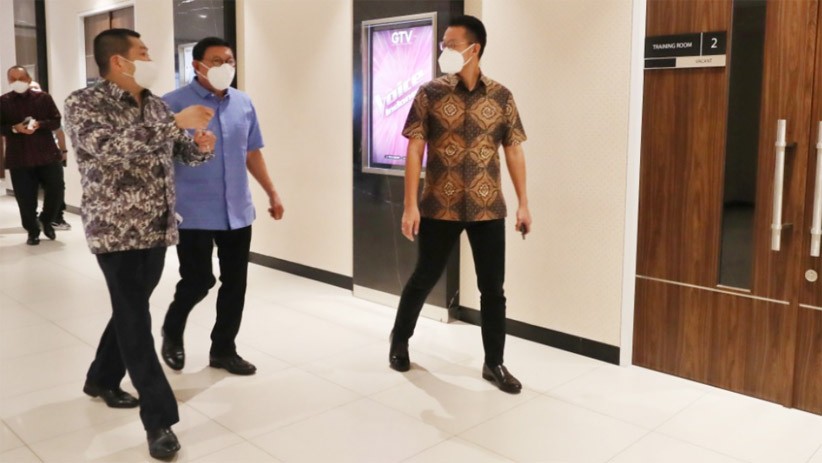 Hary Tanoesoedibjo Ajak John Riady Kunjungi Fasilitas MNC Group - Bagian 4