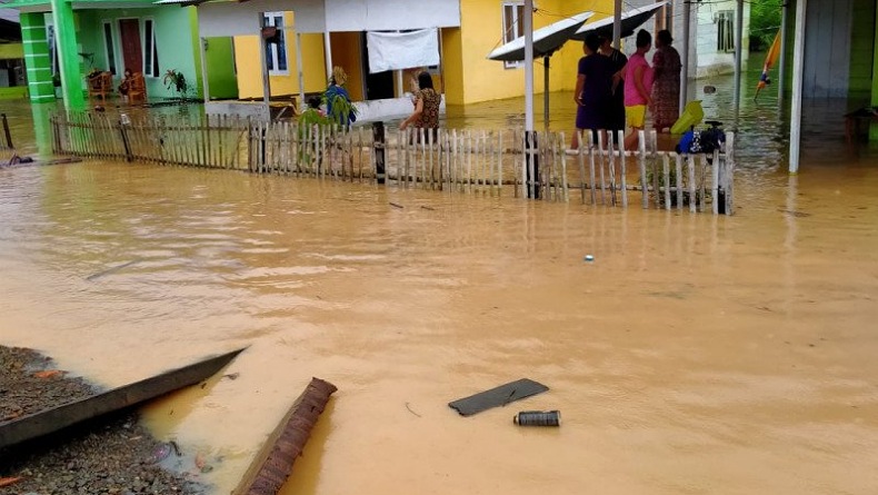 Curah Hujan Tinggi, Wilayah Barat Gorontalo Utara Terendam Banjir