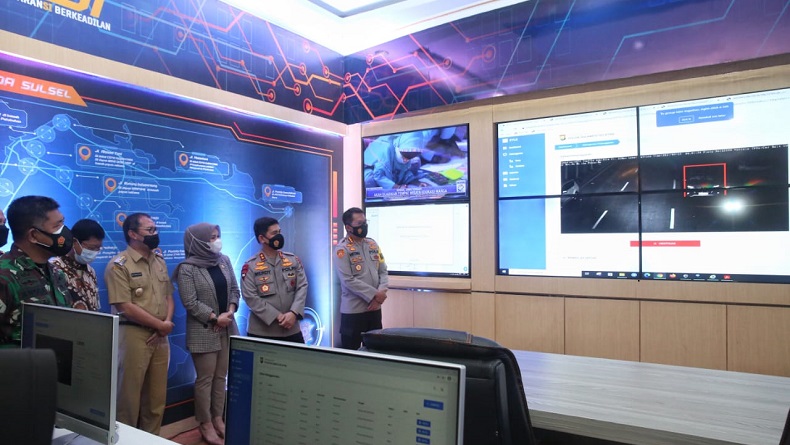 Wali Kota Danny Pomanto Resmikan Sistem Tilang Elektronik di Makassar