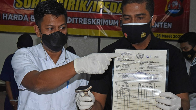 Polda Banten Ungkap Sindikat Mafia Tanah Pemalsu Dokumen - Bagian 3