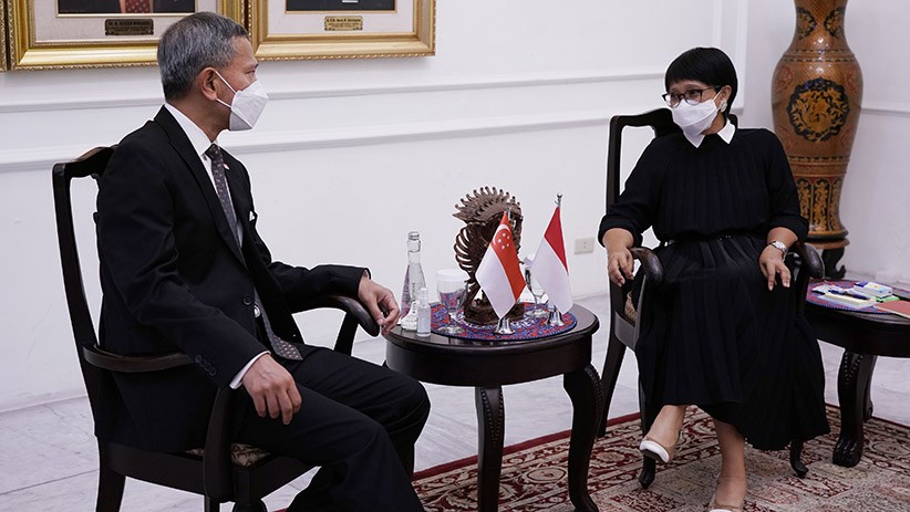 Menlu Retno Bertemu Menlu Singapura Bahas Peningkatan Kerja Sama - Bagian 3