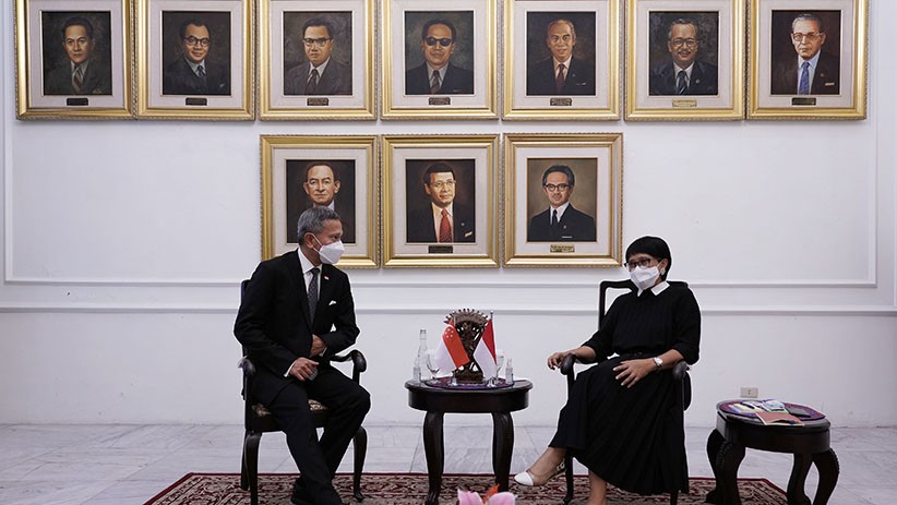 Menlu Retno Bertemu Menlu Singapura Bahas Peningkatan Kerja Sama - Bagian 2