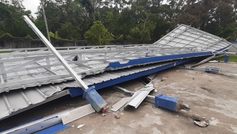 Angin Puting Beliung Rusak Infrastruktur Kampus di Bangka, Kerugian Capai Puluhan Juta Rupiah